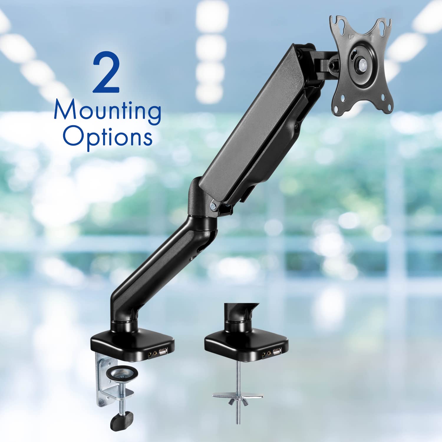 Amazon.com: Stellar Mounts Spring LCD Monitor Arm with USB and