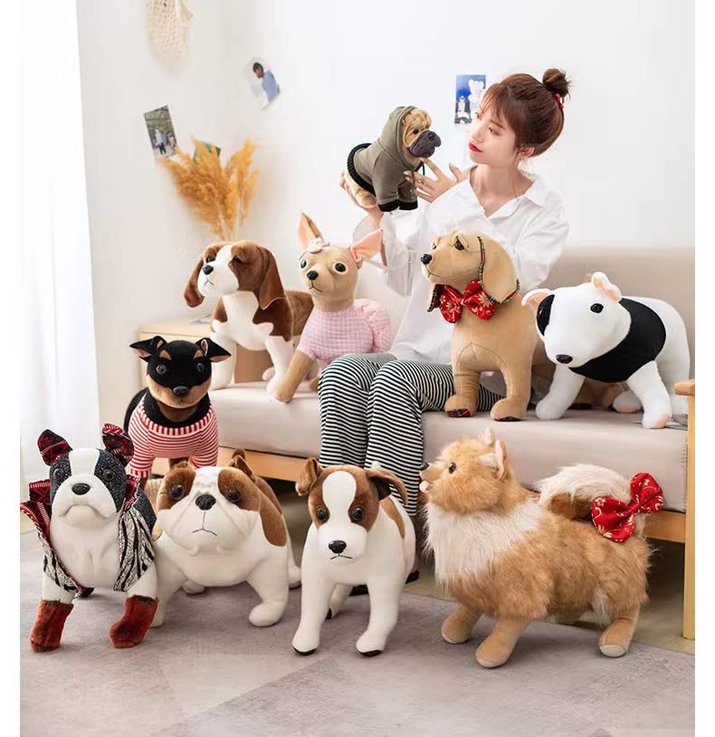 Amazon.co.jp: HotcoS 12インチ ジャックラッセルテリア ぬいぐるみ