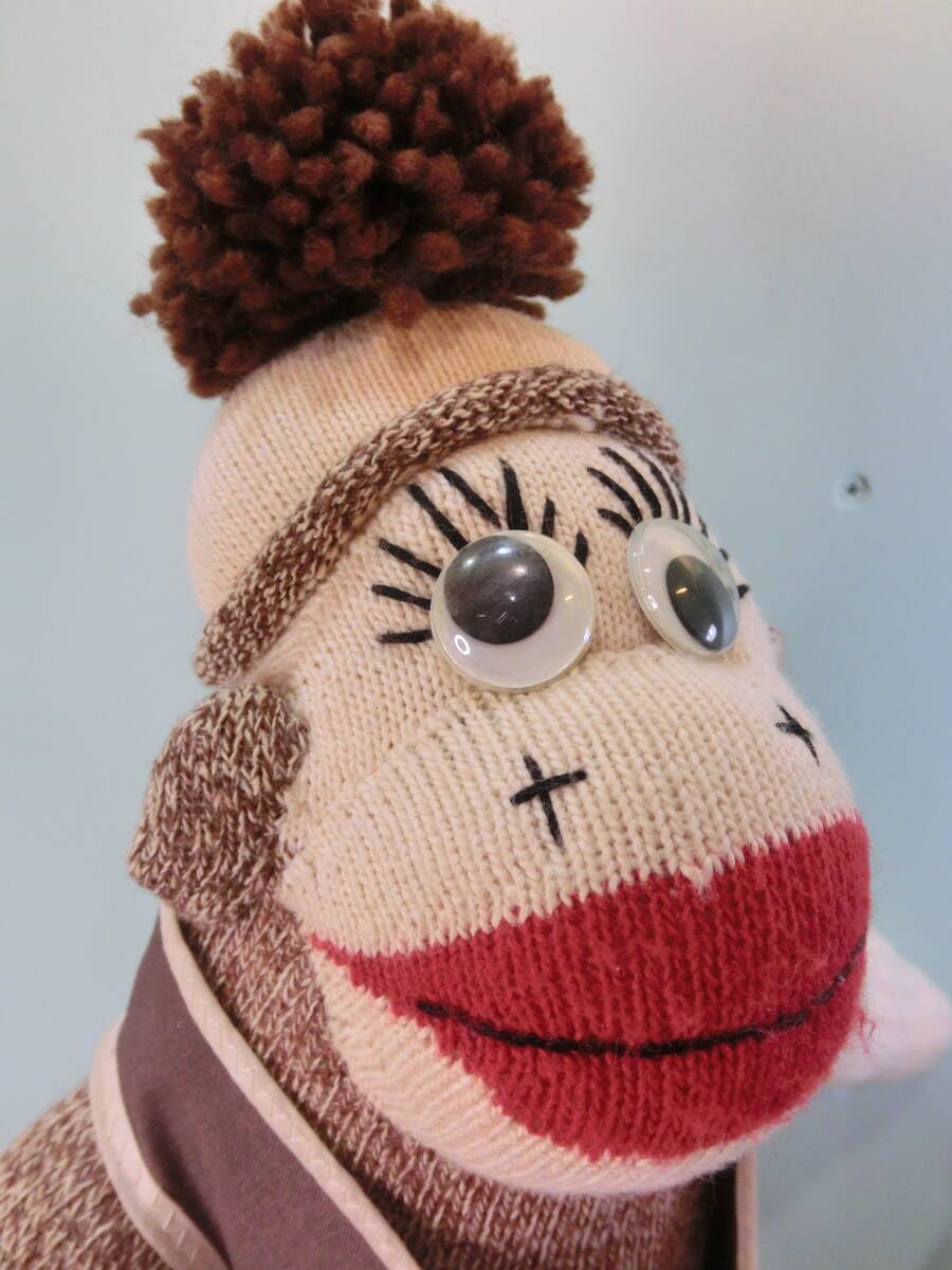 ヴィンテージ 1998 シュタイフ製 サル モンキー ぬいぐるみ 番号00488