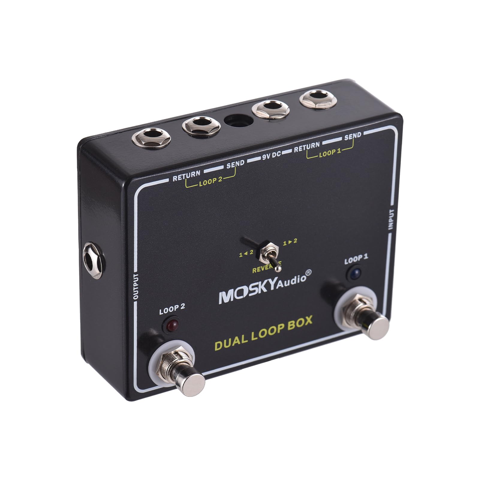 Amazon | MOSKYAUDIO ギターエフェクトループスイッチャーペダル 2