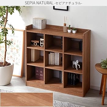 Amazon｜オープン フリーラック タルテュ オープンラック 幅90cm 3列3