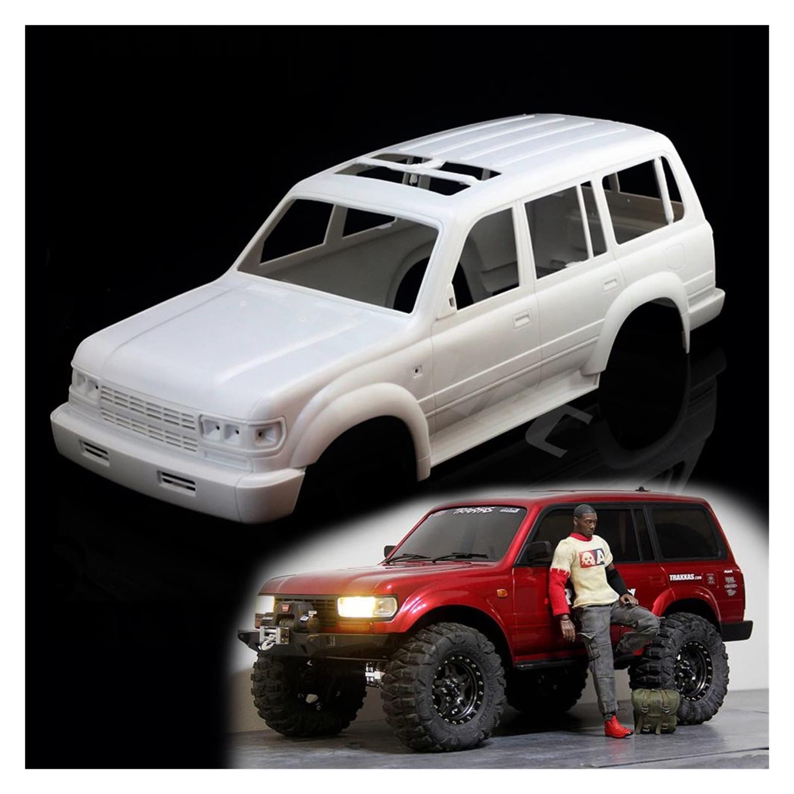 タミヤラジコンCR01フルセット 希少レアパーツカスタムウインチ付き