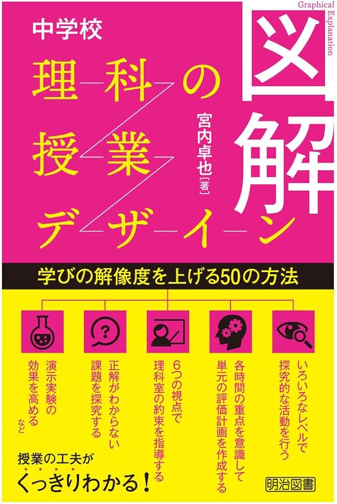 図解 中学校理科の授業デザイン 学びの解像度を上げる50の方法