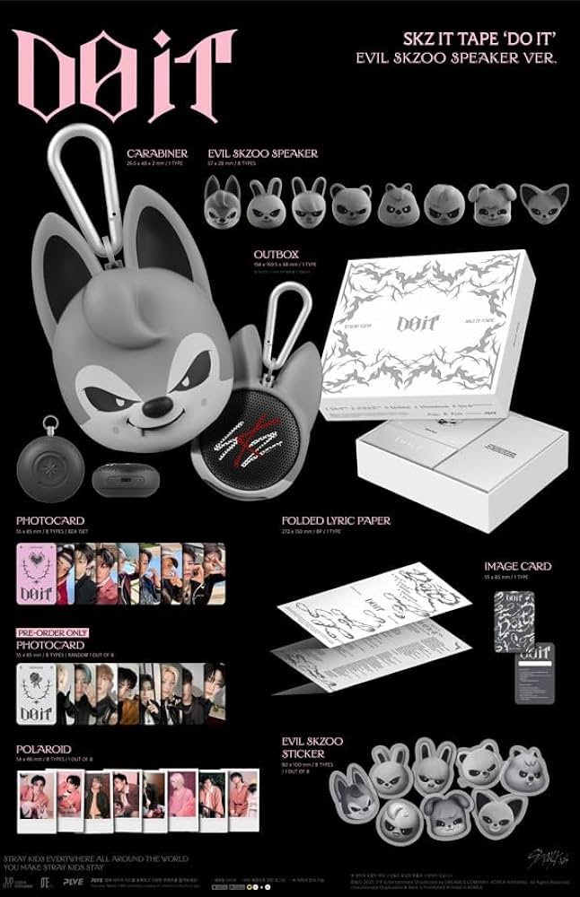 Amazon.com: Stray Kids DO IT [EVIL SKZOO SPEAKER Ver.] SKZ IT TAPE