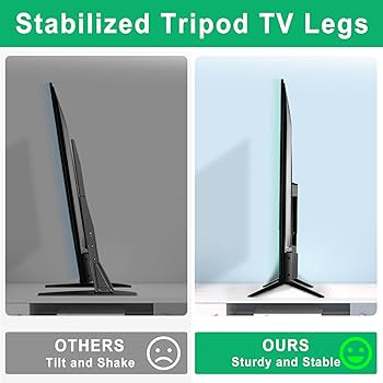 Amazon.co.jp: Rimous テレビスタンド脚 TCL Rokuテレビ用脚交換用 28