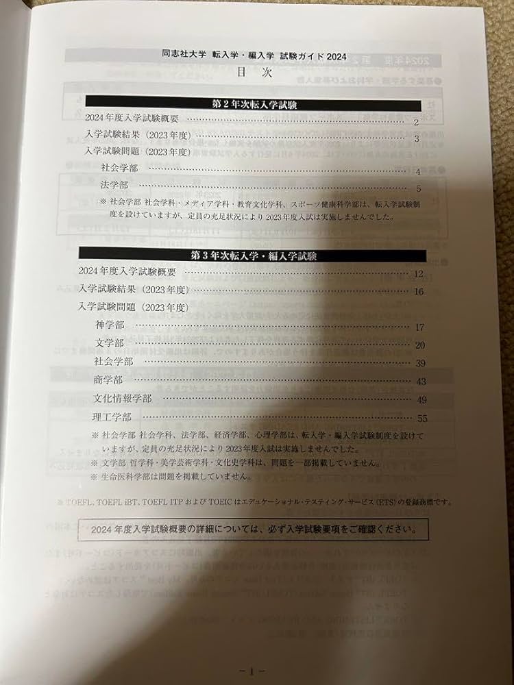 Amazon.co.jp: 同志社大学編入試験過去問2年分 : 産業・研究開発用品