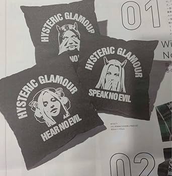 Amazon.co.jp: HYSTERIC GLAMOUR ヒステリックグラマー クッション3個