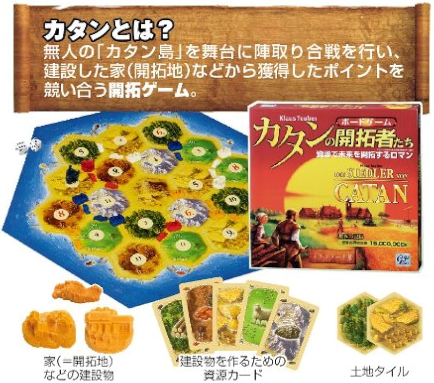 Amazon.co.jp: カタンの開拓者たち スタンダード版 (2011年版) : おもちゃ