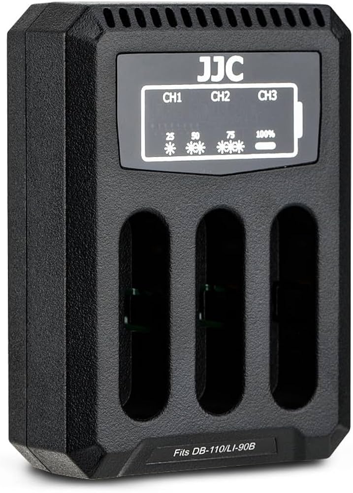 Amazon.com: JJC DB-110 Battery Charger USB Multi-Slot for Ricoh GR