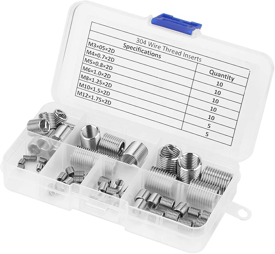 Amazon.co.jp: ネジ穴修正セット ネ TOPINCN 【60個入り】ネジ穴再生