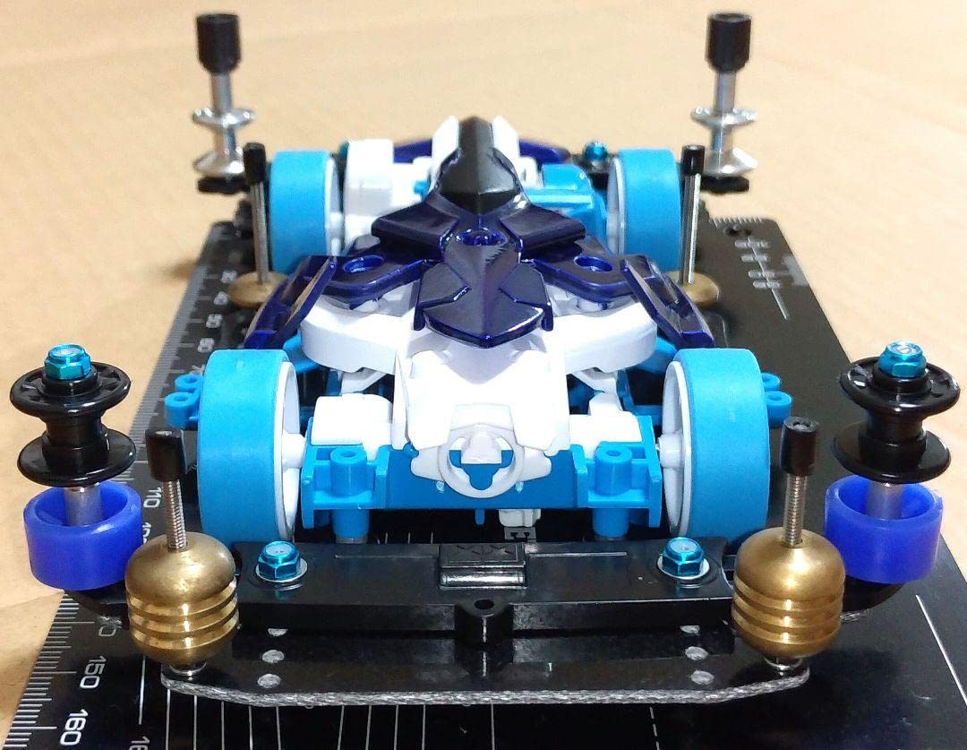 Amazon.co.jp: ミニ四駆 マッハフレーム ライトブルー B-MAX仕様 完成