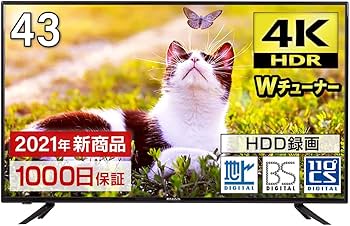 Amazon | MAXZEN テレビ 43型 43インチ 4K対応 液晶テレビ メーカー