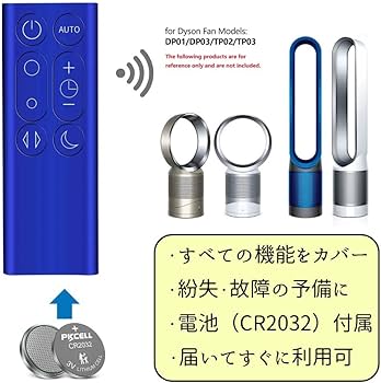 Amazon.co.jp: 【電池付属】ダイソン DP01 DP03 TP02 TP03 スペア