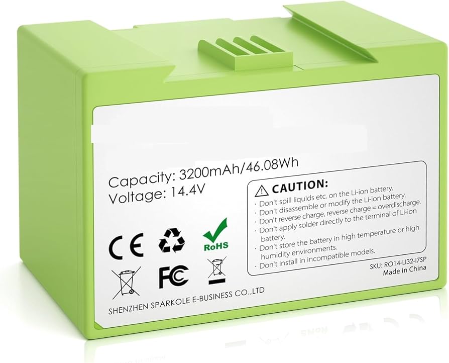 Amazon.co.jp: 14.4V 3200mAh I7 交換用バッテリー IRobot ルンバ E