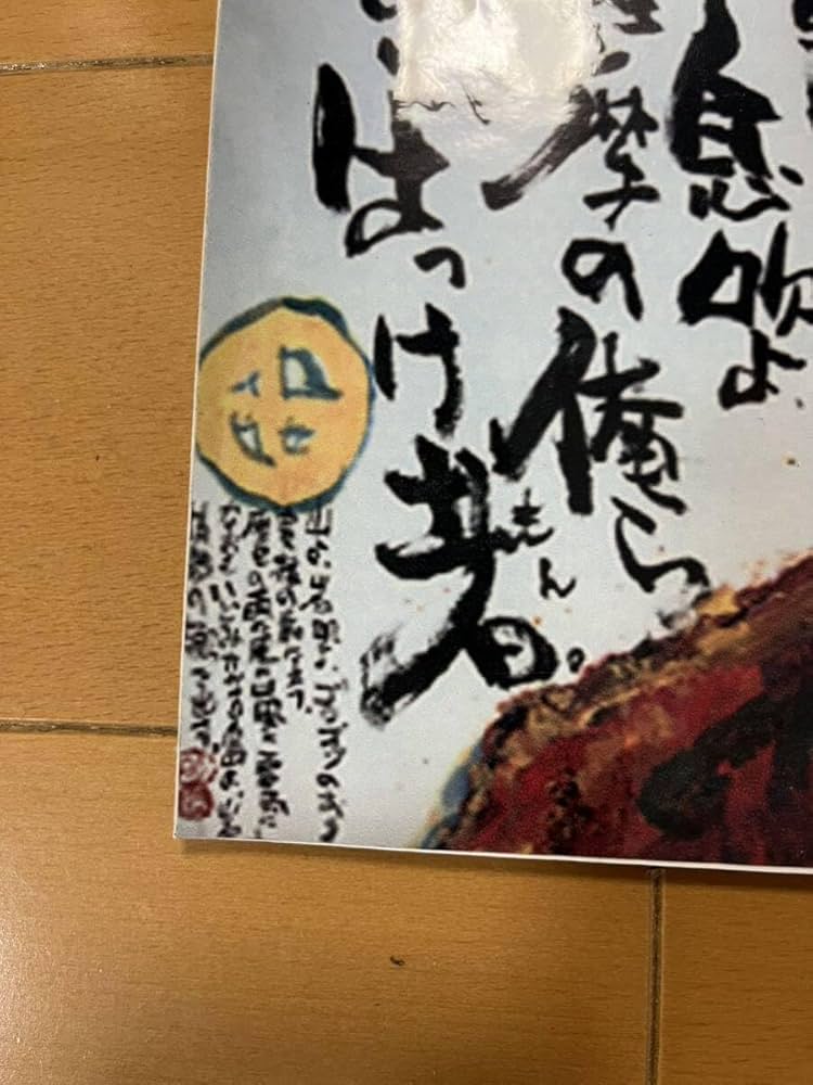 Amazon.co.jp: ○長渕剛○詩画○桜島○超ビッグステッカー○約52B24B