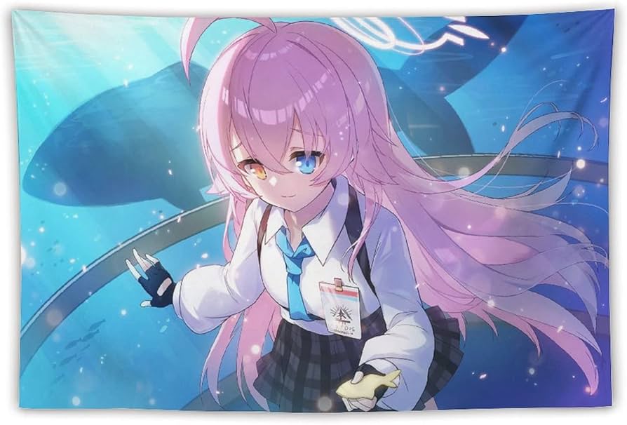 Amazon.co.jp: タペストリー ブルアカ 小鳥遊ホシノ 壁掛け 60