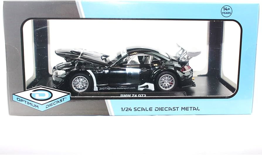 Amazon.com: Motor city classics 1:24 2009 BMW Z4 GT3 - Black
