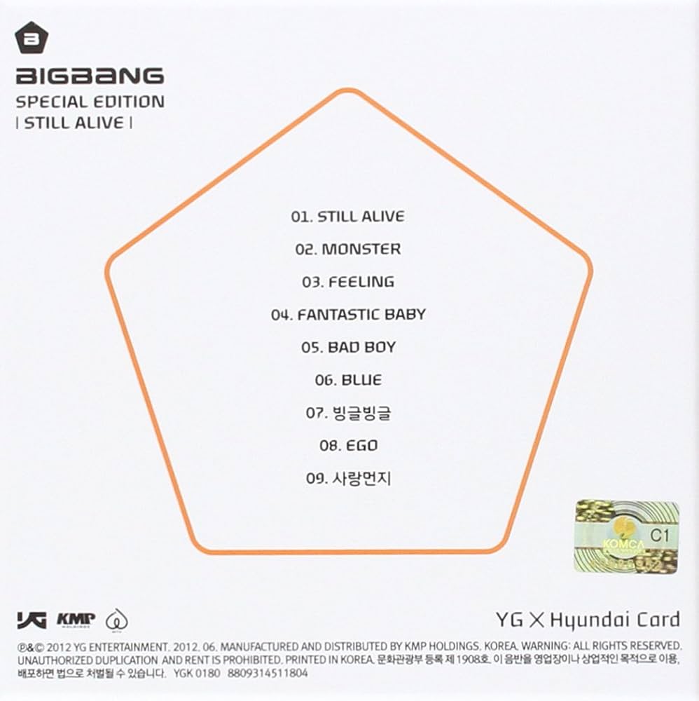 Amazon.co.jp: BIGBANGSpecial Edition - Still Alive (ランダム