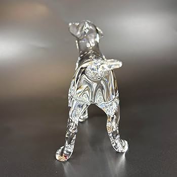 Amazon.co.jp: バカラ 犬 イヌ ドッグ ラブラドール 置物 フィギュリン