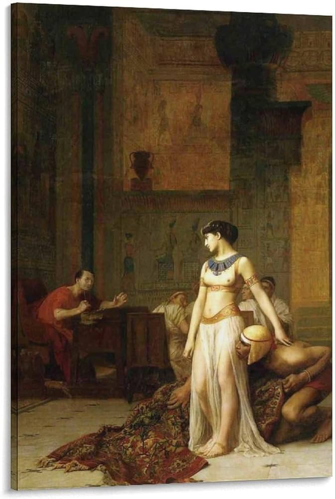Amazon.co.jp: ジャンレオンジェローム「クレオパトラVII」 絵画
