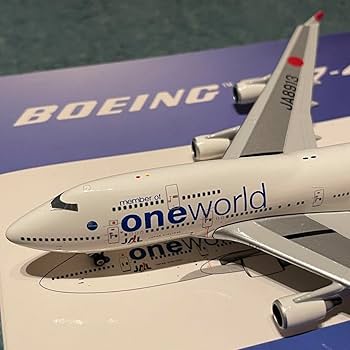 Amazon.co.jp: JAL 747-400 日本航空 one world 旧塗装 1:400 Ph