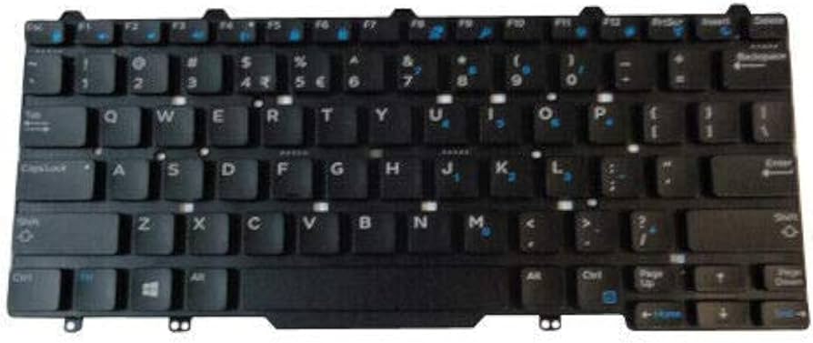 Amazon.com: Yesvoo Keyboard for Dell Latitude 5480 5491 E7470 7480