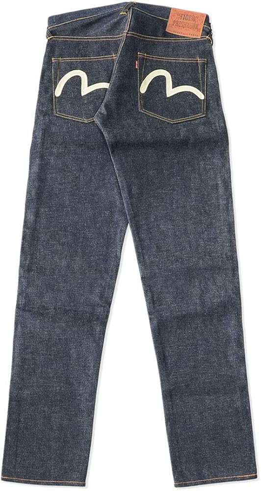 Amazon | [エヴィス] エビスジーンズ NO.1デニム 虎耳 タイト