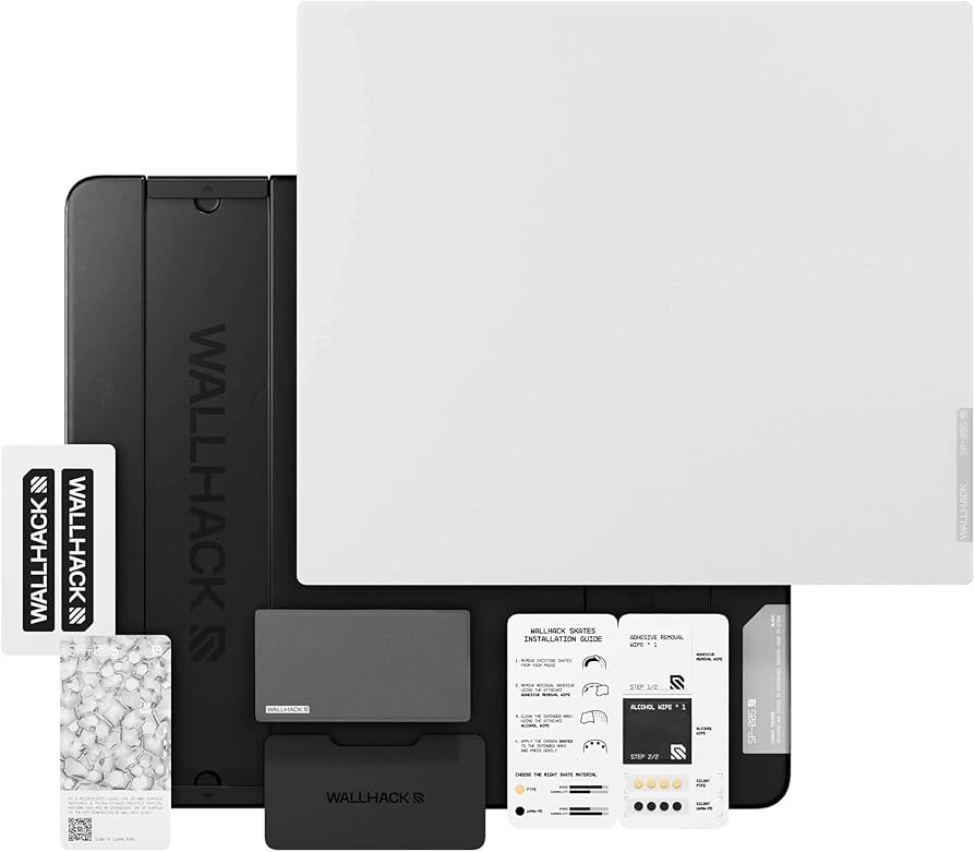 Amazon.co.jp: WALLHACK ガラスマウスパッド SP-005 ホワイト