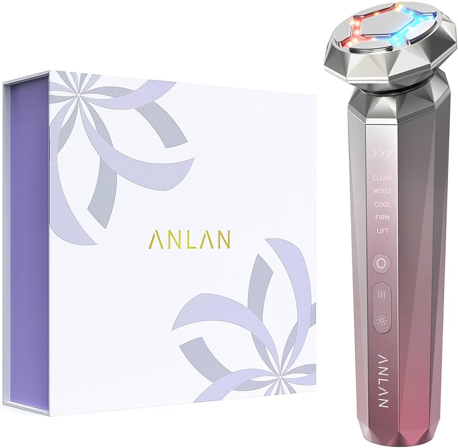 Amazon.co.jp: 【美人百花RF美顔器部門NO1】ANLAN RF温冷美顔器 RF美顔