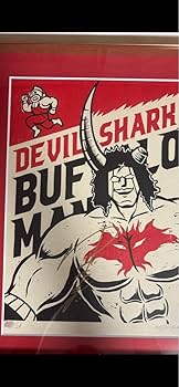 Amazon.co.jp: 29枚限定 キン肉マン 木版画 バッファローマン 直筆