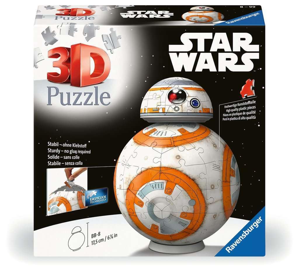 Amazon.com: Ravensburger 3D Puzzle 11578 Star Wars BB8 Astromech