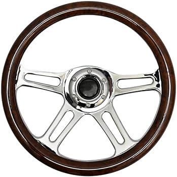 Amazon | 汎用 350mm 35φ 35cm 4本 スポーク ウッド ステアリング
