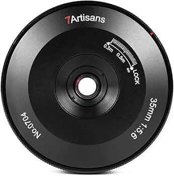 Amazon.co.jp: 7artisans 七工匠 単焦点レンズ 35mm F5.6 (ソニーE