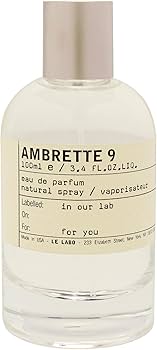 Amazon.com : Ambrette 9 by Le Labo for Unisex - 3.4 oz EDP Spray