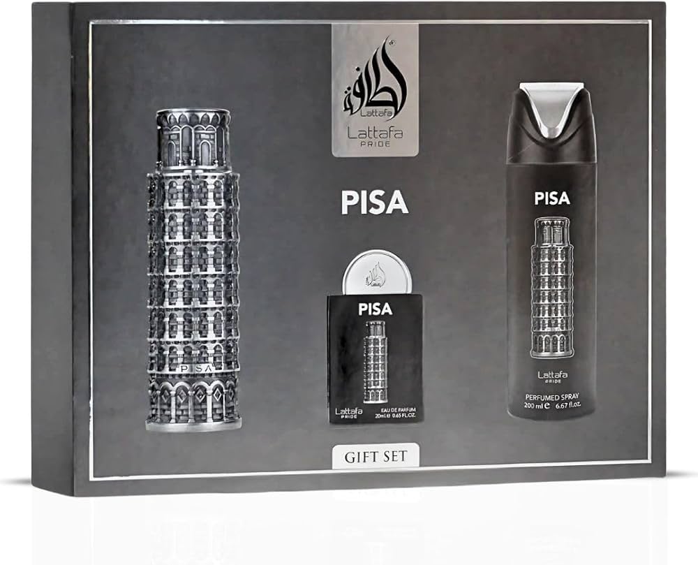 Amazon.com : Lattafa Pride Pisa 3-Piece Gift Sets – Long Lasting