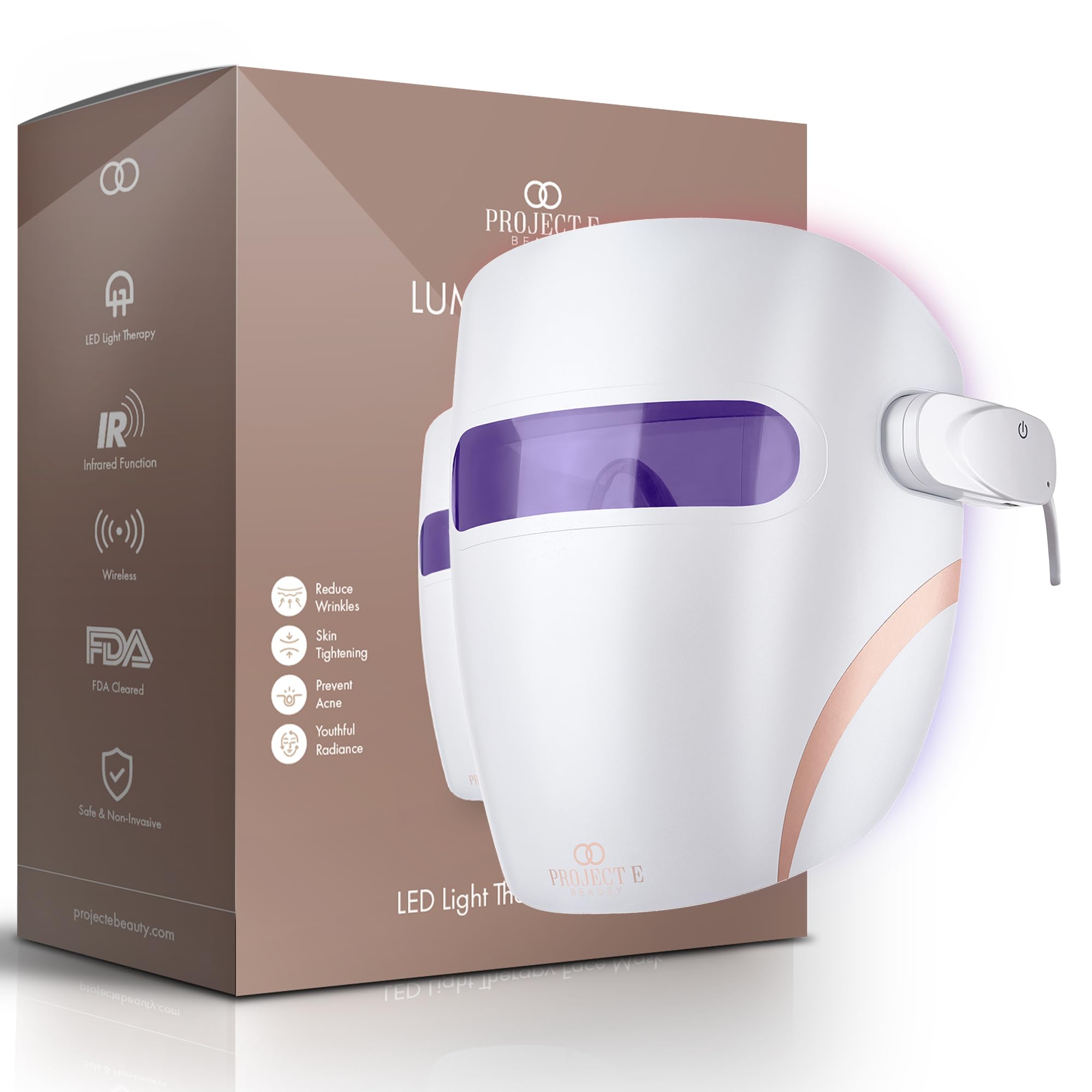 Amazon.com : Project E Beauty LED Light Therapy Mask : Beauty