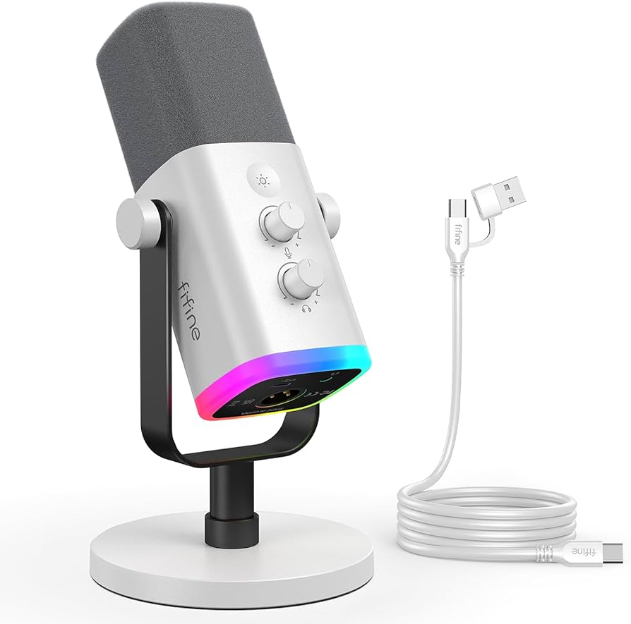 Amazon.co.jp: FIFINE USB/XLRスタンドアロンマイク テレワーク