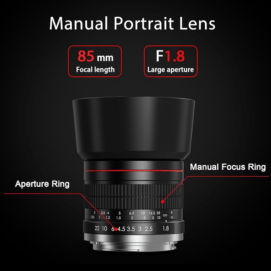 EF Lens for Canon - 85mm f1.8 Manual Foucs (MF/EF Lens) Portrait