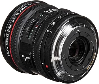 Amazon.com : Canon EF 8-15mm f/4L Fisheye USM Lens (4427B002) +