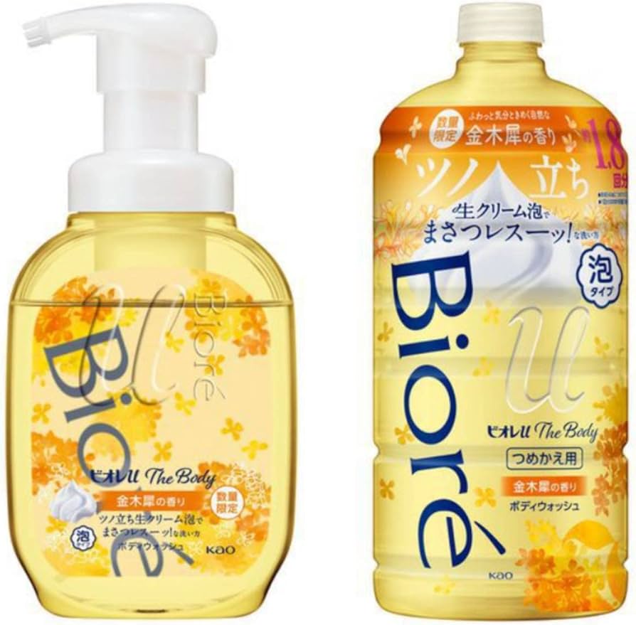 Amazon | 2022 ビオレu ザ ボディ 泡タイプ 金木犀の香り ポンプ 540ml