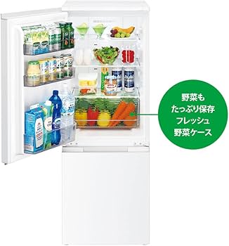 Amazon.co.jp: シャープ 冷蔵庫 SJ-D18J-W 幅49.5cm 179L 扉の開閉を