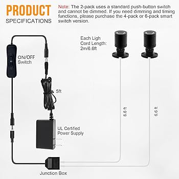 Taysing LED Spot Light Indoor Little Mini Spotlight Accent Lights