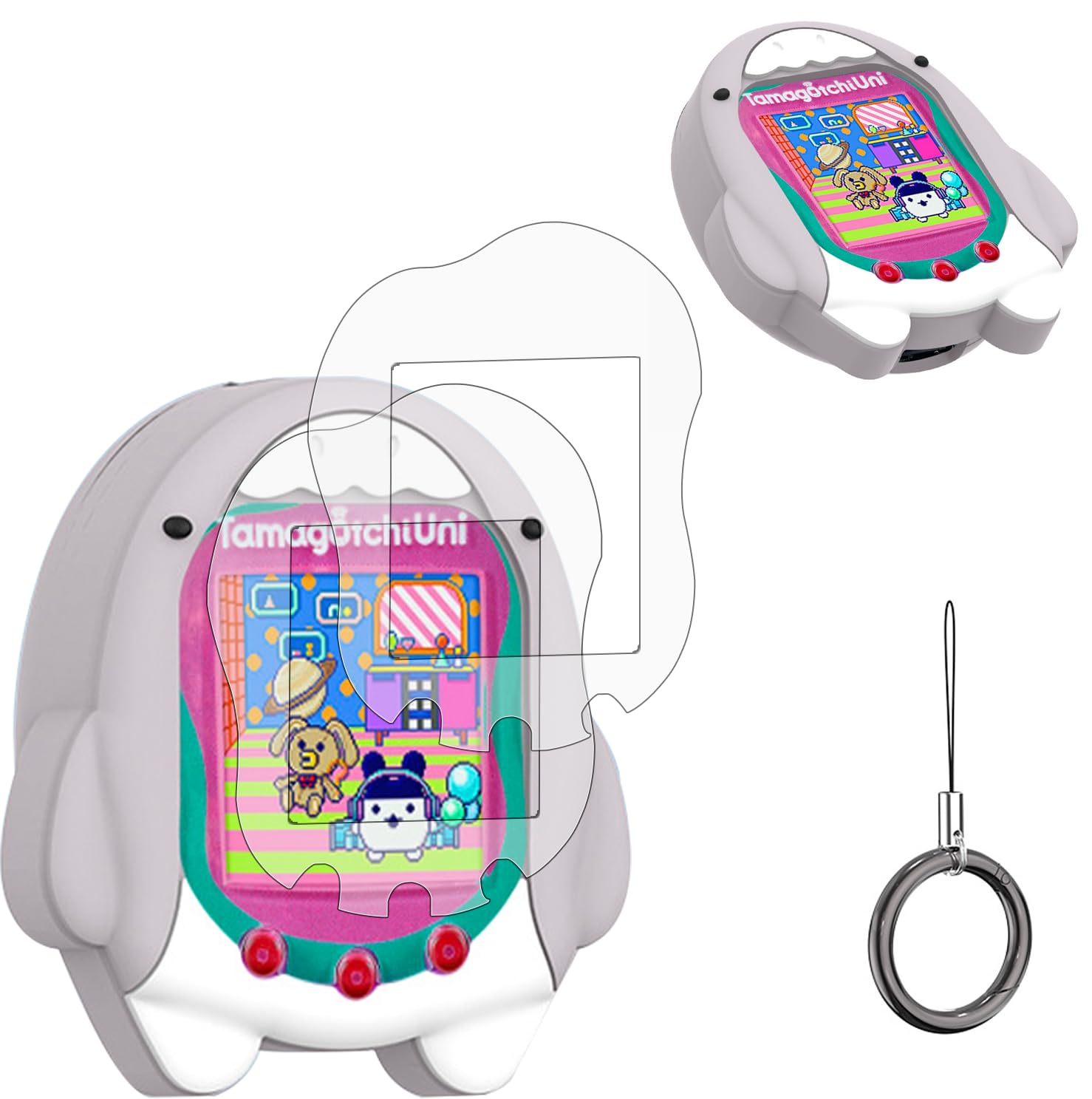 Amazon.co.jp: Tamagotchi Uni 用 ケース 保護フィルム(2枚