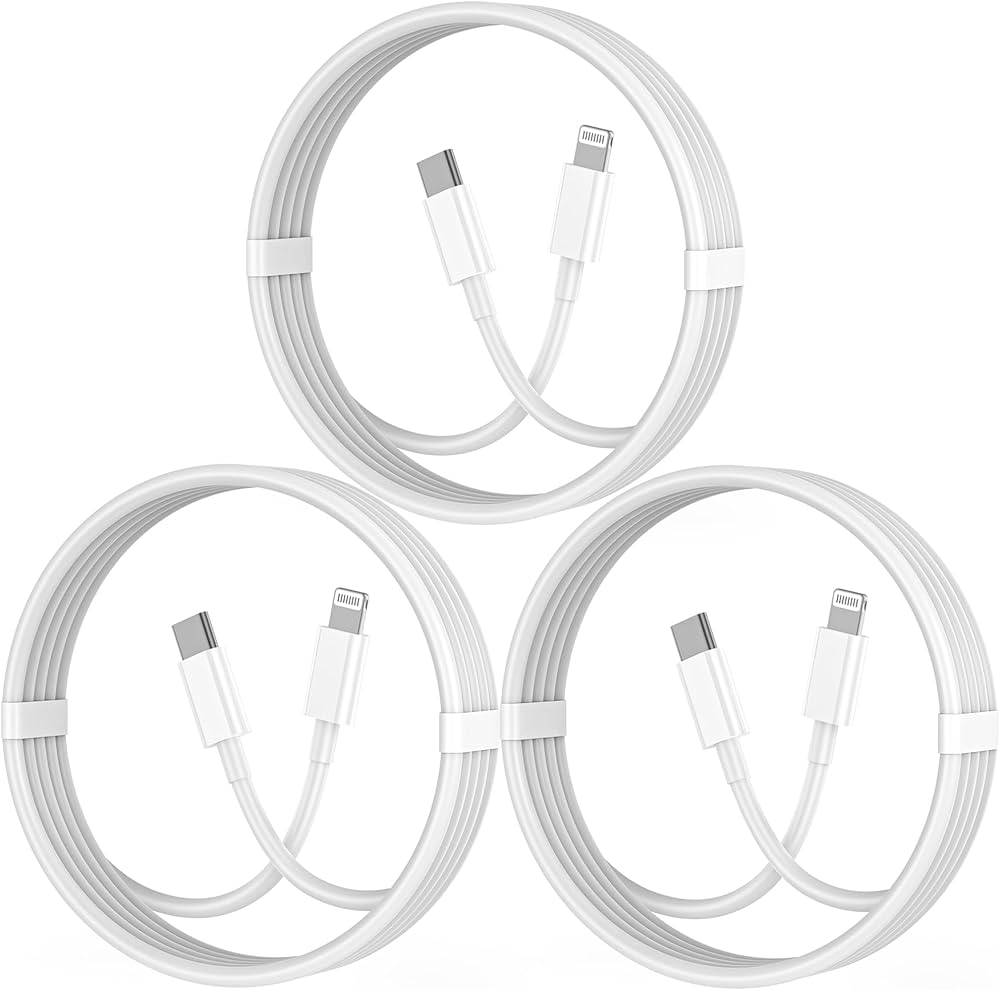 Amazon.com: USB C to Lightning Cable 3Pack 6FT Type C Charger Fast