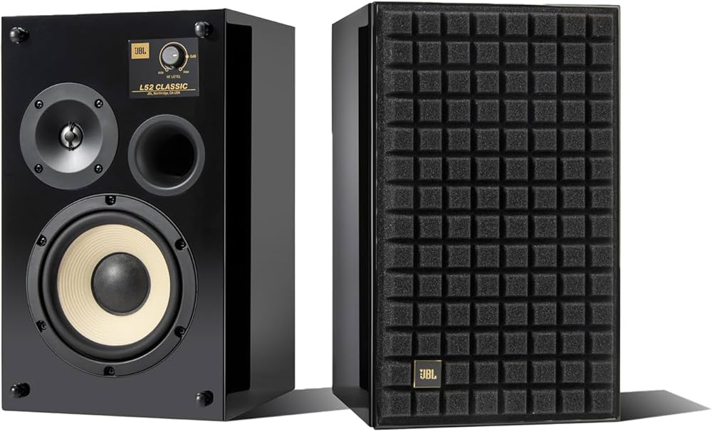 JBL L52 Classic BG Bookshelf Speaker Pair (BG/Gloss Black) Price