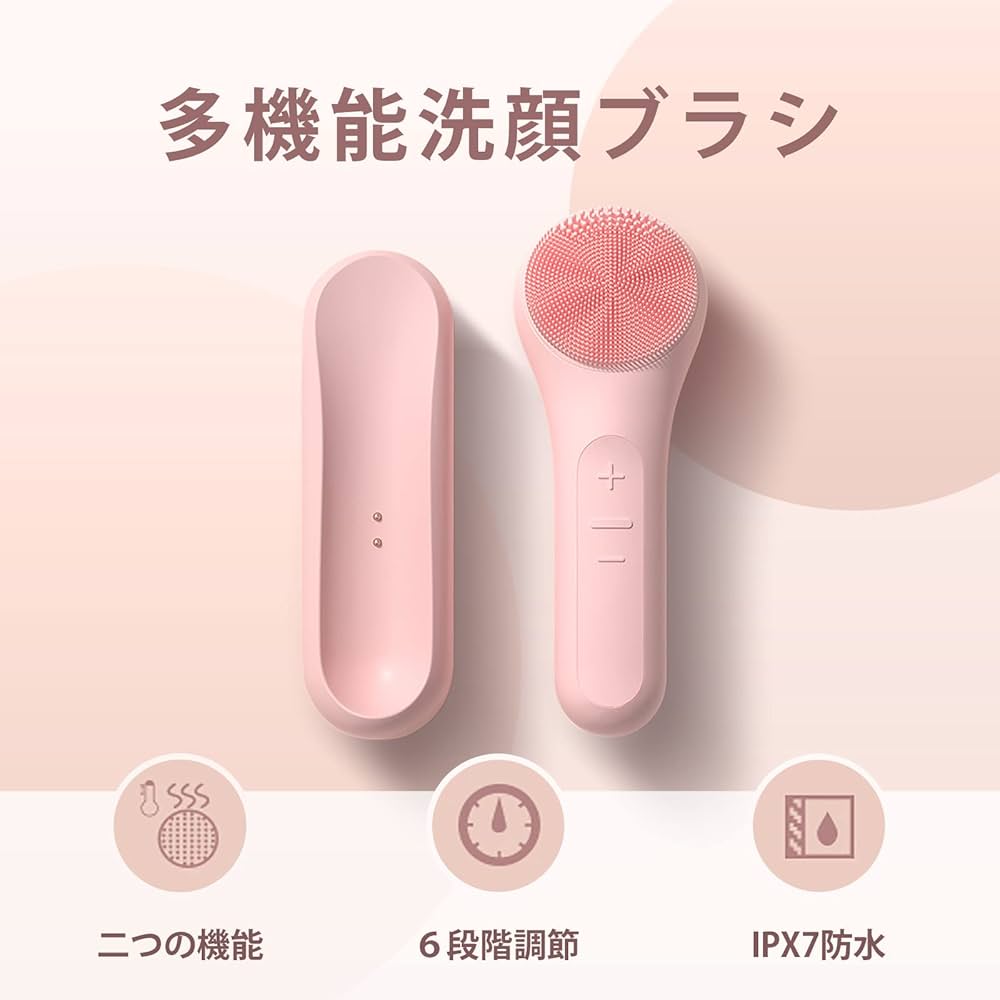 ピンク 美顔器 USB-C充電 デジタルディスプレイ Amazon.co.jp: 【2025