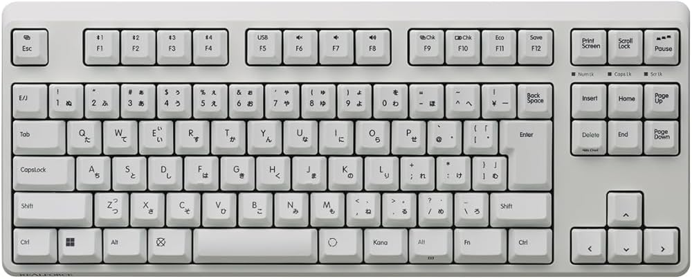 Amazon | REALFORCE R4 キーボード ハイブリッド テンキーレス かな有
