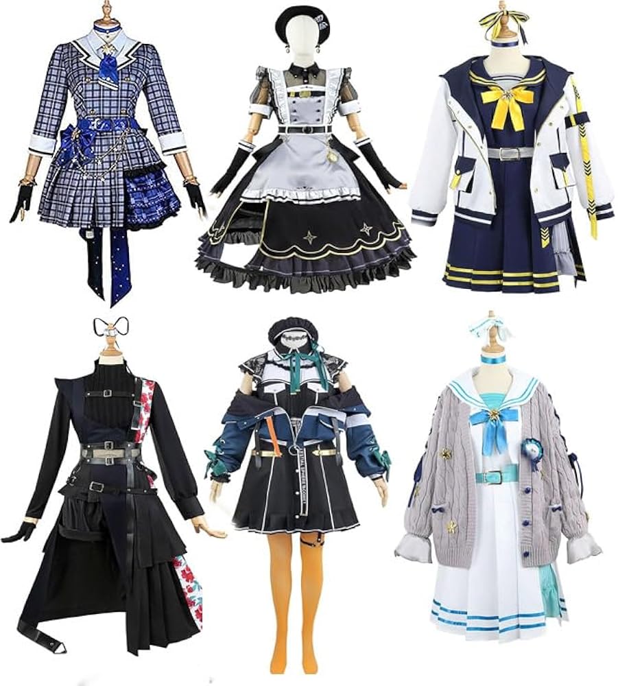 Amazon.co.jp: [楽コス] 6種類 星街すいせい コスプレ 衣装 ほしまち