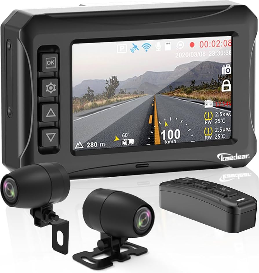 Amazon.co.jp: Kaedear (カエディア) Motorcycle Drive Recorder