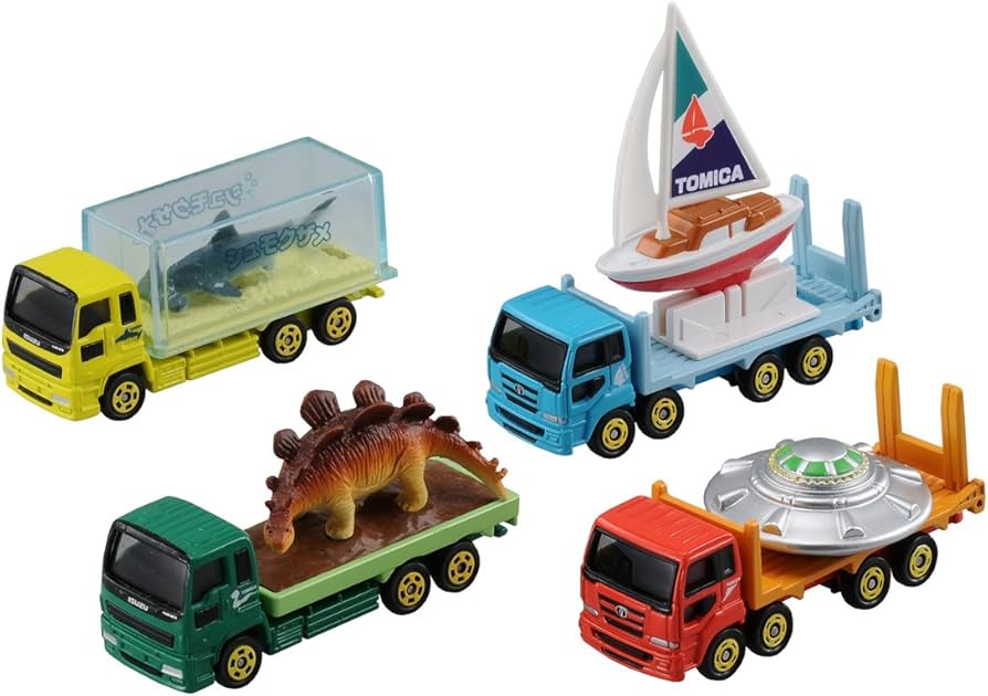 Amazon.co.jp: トミカ たのしいトレーラーセット : おもちゃ